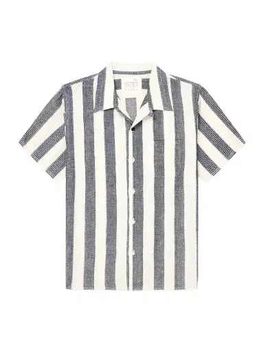 Kardo Chintan Striped Cotton Shirt - Men | Thumbnail 1 Kardo Chintan Striped Cotton Shirt - Men | Thumbnail 1