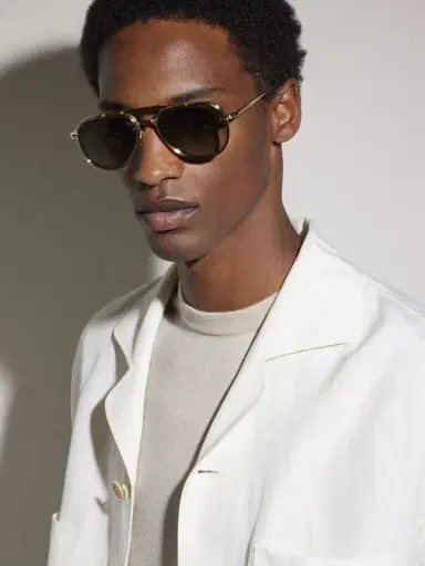 Jacques Marie Mage Commander Aviator-Style Gold-Tone Sunglasses - Men | Thumbnail 2 Jacques Marie Mage Commander Aviator-Style Gold-Tone Sunglasses - Men | Thumbnail 2
