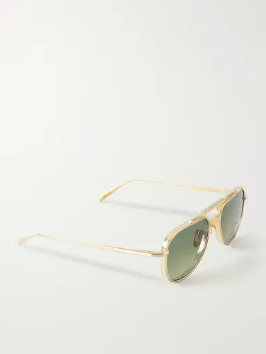 Jacques Marie Mage Commander Aviator-Style Gold-Tone Sunglasses - Men | Thumbnail 4 Jacques Marie Mage Commander Aviator-Style Gold-Tone Sunglasses - Men | Thumbnail 4