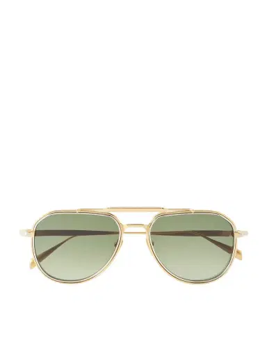 Jacques Marie Mage Commander Aviator-Style Gold-Tone Sunglasses - Men | Thumbnail 1 Jacques Marie Mage Commander Aviator-Style Gold-Tone Sunglasses - Men | Thumbnail 1
