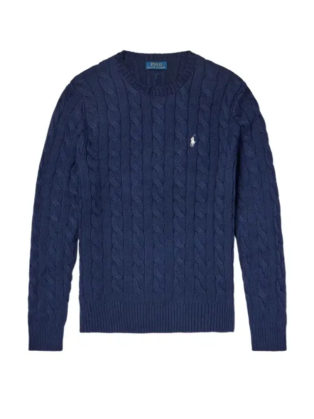 Driver Logo-Embroidered Cable-Knit Cotton Sweater - Men