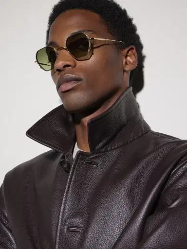 Jacques Marie Mage Verlaine Round-Frame Gold-Tone Sunglasses - Men | Thumbnail 2 Jacques Marie Mage Verlaine Round-Frame Gold-Tone Sunglasses - Men | Thumbnail 2