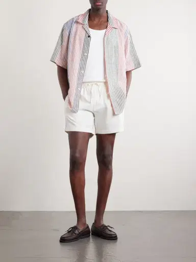 Kardo Olbia Straight-Leg Cotton Drawstring Shorts - Men | Thumbnail 2 Kardo Olbia Straight-Leg Cotton Drawstring Shorts - Men | Thumbnail 2