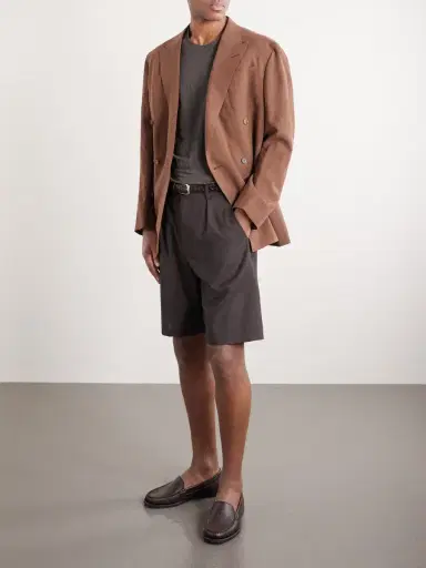 Thom Sweeney Linen-Blend T-Shirt - Men | Thumbnail 2 Thom Sweeney Linen-Blend T-Shirt - Men | Thumbnail 2
