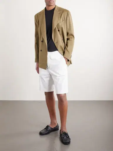 Thom Sweeney Linen T-Shirt - Men | Thumbnail 2