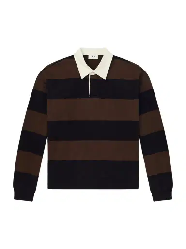 NN07 David 30043 Striped Organic Cotton Polo Shirt - Men | Thumbnail 1