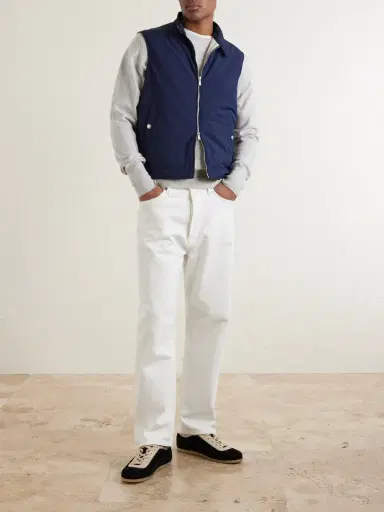 ELEVENTY Slim-Fit Wool-Blend Gilet - Men | Thumbnail 2 ELEVENTY Slim-Fit Wool-Blend Gilet - Men | Thumbnail 2