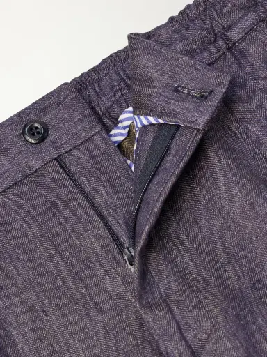 Rubinacci Straight-Leg Linen Trousers - Men | Thumbnail 6