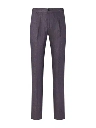 Rubinacci Straight-Leg Linen Trousers - Men | Thumbnail 1