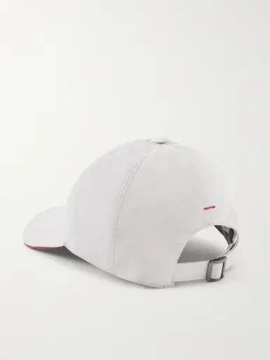 Brunello Cucinelli Logo-Embroidered Shell Cap - Men | Thumbnail 4 Brunello Cucinelli Logo-Embroidered Shell Cap - Men | Thumbnail 4