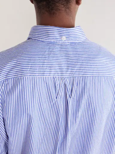 Willy Chavarria Veterano Striped Cotton-Blend Shirt - Men | Thumbnail 5