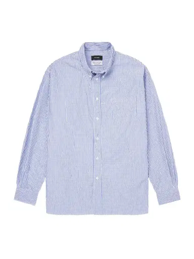 Willy Chavarria Veterano Striped Cotton-Blend Shirt - Men | Thumbnail 1