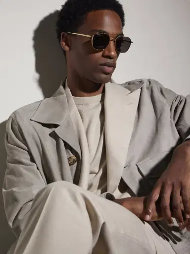 Cartier Eyewear Pasha Square-Frame Gold-Tone Sunglasses - Men | Thumbnail 2 Cartier Eyewear Pasha Square-Frame Gold-Tone Sunglasses - Men | Thumbnail 2
