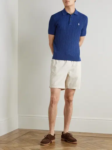 Polo Ralph Lauren Straight-Leg Cotton Drawstring Shorts - Men | Thumbnail 2