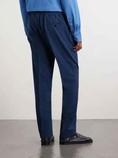 Rubinacci Straight-Leg Linen Trousers - Men | Thumbnail 4