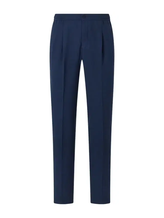 Straight-Leg Linen Trousers - Men