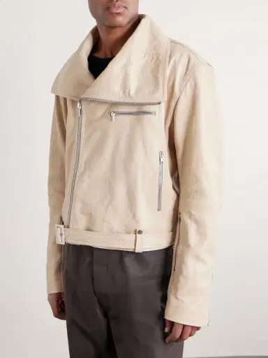 Rick Owens Dracubiker Leather Jacket - Men | Thumbnail 3 Rick Owens Dracubiker Leather Jacket - Men | Thumbnail 3
