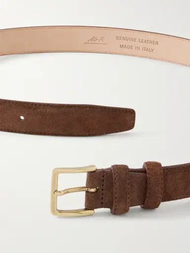 MR P. 3cm Suede Belt - Men | Thumbnail 3