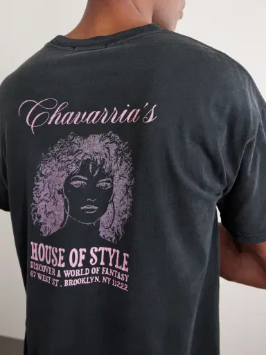 Willy Chavarria Printed Cotton T-Shirt - Men | Thumbnail 5