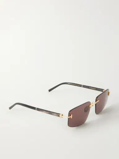 Tom Ford Square-Frame Titanium and Acetate Sunglasses - Men | Thumbnail 4