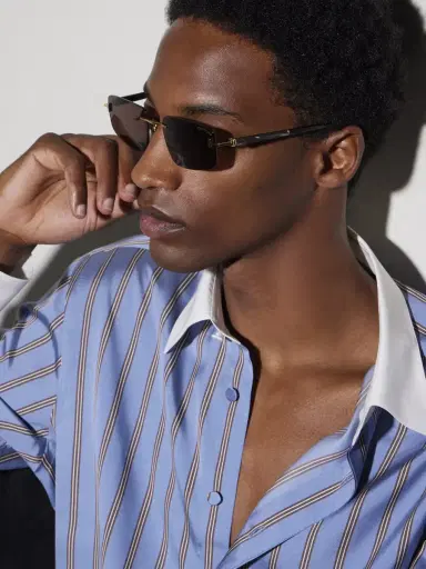 Tom Ford Square-Frame Titanium and Acetate Sunglasses - Men | Thumbnail 5