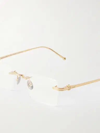 Cartier Eyewear Pasha Square-Frame Gold-Tone Glasses - Men | Thumbnail 3 Cartier Eyewear Pasha Square-Frame Gold-Tone Glasses - Men | Thumbnail 3