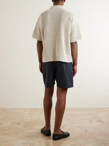 Auralee Straight-Leg Cotton Chino Shorts - Men | Thumbnail 4