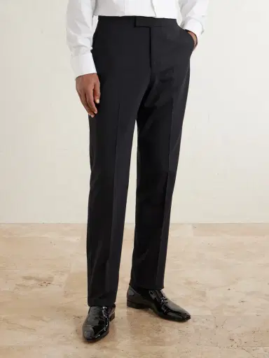 Favourbrook Straight-Leg Wool-Blend Tuxedo Trousers - Men | Thumbnail 3