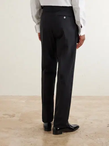 Favourbrook Straight-Leg Wool-Blend Tuxedo Trousers - Men | Thumbnail 4