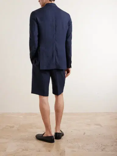 De Petrillo Linen Suit Jacket - Men | Thumbnail 4 De Petrillo Linen Suit Jacket - Men | Thumbnail 4