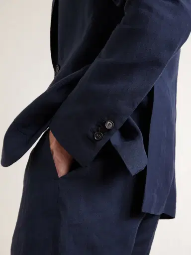 De Petrillo Linen Suit Jacket - Men | Thumbnail 5 De Petrillo Linen Suit Jacket - Men | Thumbnail 5