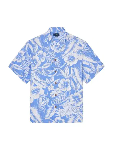 Polo Ralph Lauren Printed Linen Shirt - Men | Thumbnail 1