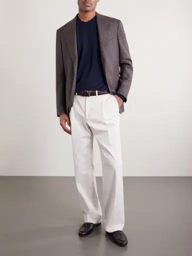 Thom Sweeney Cashmere and Silk-Blend Sweater - Men | Thumbnail 2