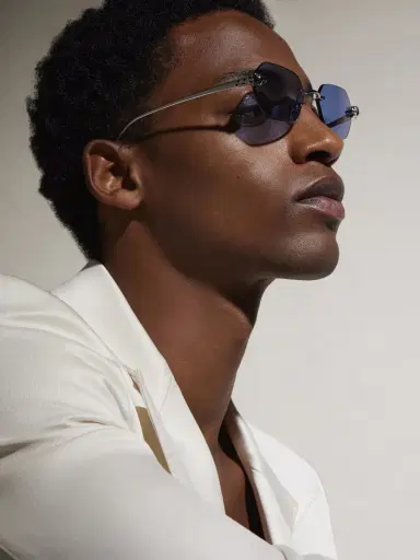 Cartier Eyewear Panthère de Cartier Rimless Silver-Tone Sunglasses - Men | Thumbnail 5 Cartier Eyewear Panthère de Cartier Rimless Silver-Tone Sunglasses - Men | Thumbnail 5