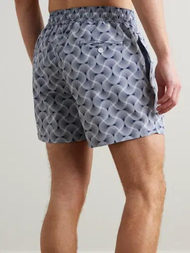 Frescobol Carioca Rio Straight-Leg Mid-Length Recycled Swim Shorts - Men | Thumbnail 3 Frescobol Carioca Rio Straight-Leg Mid-Length Recycled Swim Shorts - Men | Thumbnail 3