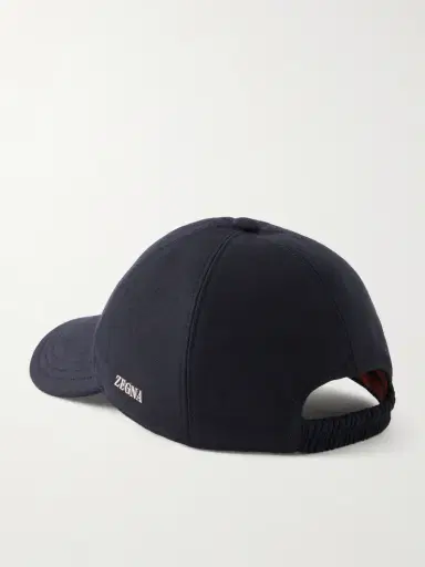 Zegna Embroidered Cotton-Twill Cap - Men | Thumbnail 4 Zegna Embroidered Cotton-Twill Cap - Men | Thumbnail 4