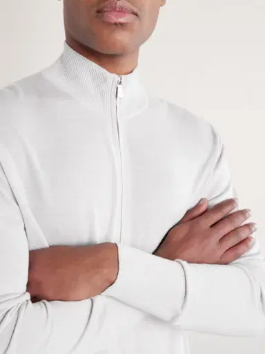 ELEVENTY Wool Zip-Up Cardigan - Men | Thumbnail 5
