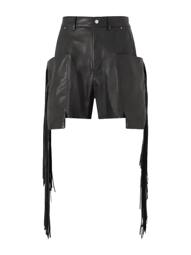 Rick Owens Fringed Leather Shorts - Men