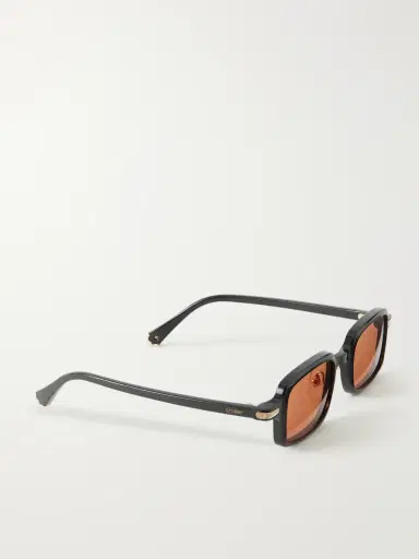 Cartier Eyewear Godron de Cartier Square-Frame Acetate Sunglasses - Men | Thumbnail 4