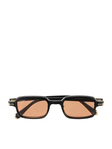 Cartier Eyewear Godron de Cartier Square-Frame Acetate Sunglasses - Men | Thumbnail 1