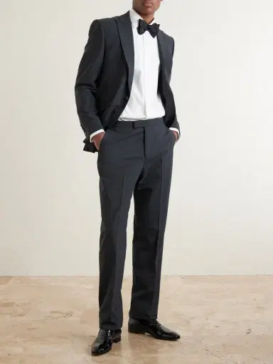 Favourbrook Dalton Slim-Fit Straight-Leg Stretch-Wool Tuxedo Trousers - Men | Thumbnail 2 Favourbrook Dalton Slim-Fit Straight-Leg Stretch-Wool Tuxedo Trousers - Men | Thumbnail 2