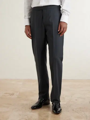 Favourbrook Dalton Slim-Fit Straight-Leg Stretch-Wool Tuxedo Trousers - Men | Thumbnail 3 Favourbrook Dalton Slim-Fit Straight-Leg Stretch-Wool Tuxedo Trousers - Men | Thumbnail 3