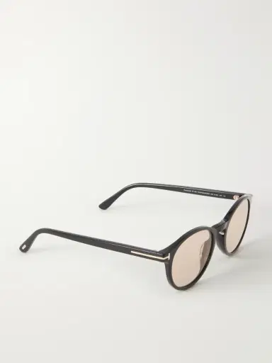Tom Ford Prescott Round-Frame Acetate Sunglasses - Men | Thumbnail 4