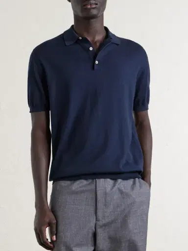 Boglioli Slim-Fit Garment-Dyed Cotton Polo Shirt - Men | Thumbnail 3