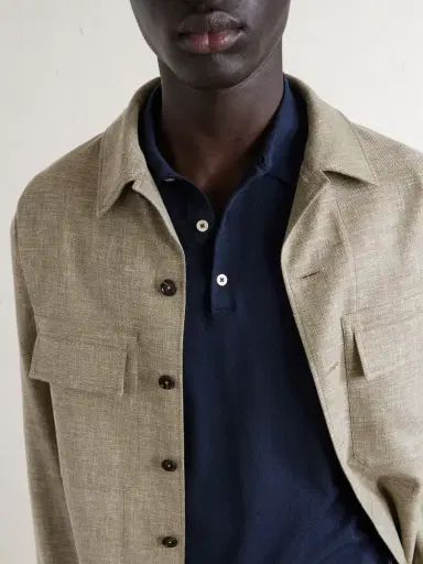 Boglioli Slim-Fit Garment-Dyed Cotton Polo Shirt - Men | Thumbnail 5