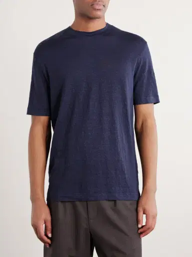 Thom Sweeney Linen-Blend T-Shirt - Men | Thumbnail 3 Thom Sweeney Linen-Blend T-Shirt - Men | Thumbnail 3
