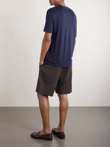 Thom Sweeney Linen-Blend T-Shirt - Men | Thumbnail 4 Thom Sweeney Linen-Blend T-Shirt - Men | Thumbnail 4