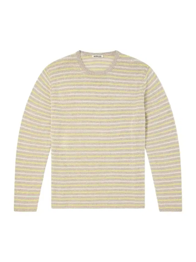 Summer Striped Cashmere Sweater - Men