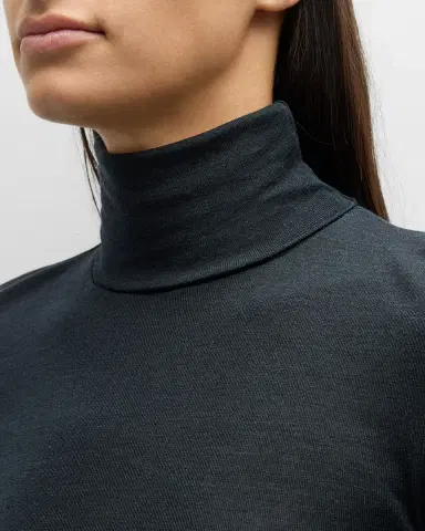 Hanro Woolen Silk Turtleneck Top | Thumbnail 4 Hanro Woolen Silk Turtleneck Top | Thumbnail 4