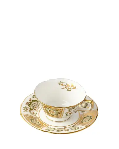 Royal Crown Derby Derby Panel Green Saucer | Thumbnail 1